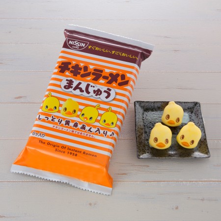 Chicken Ramen Manju (buns with bean paste)