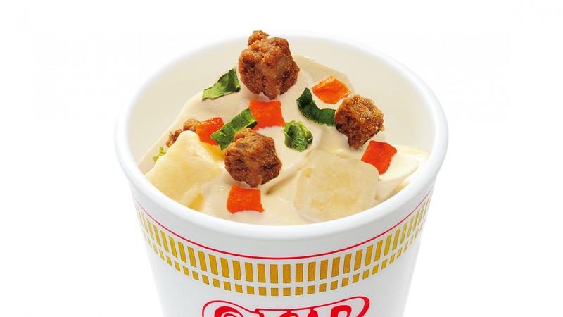 カップヌードル カレー ソフトクリーム